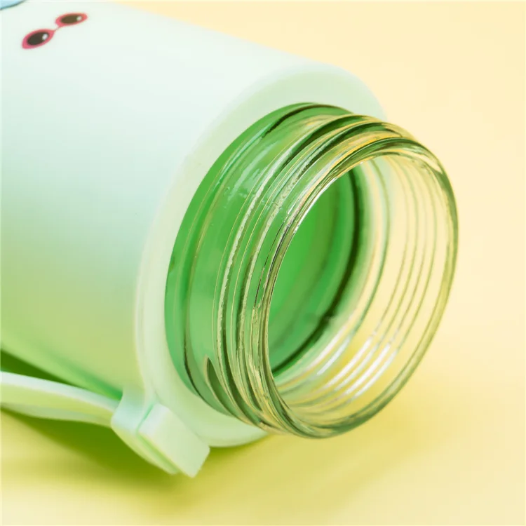 Creative Design Double Wall Glass Bottle For Kids, School Water Bottle Wholesaler