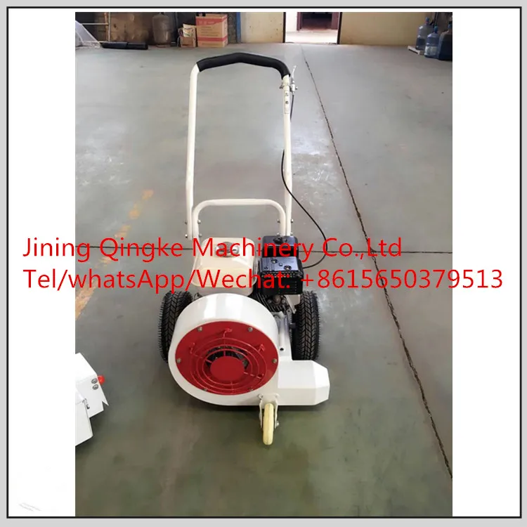 Asphalt Surface Road Blower For Cleaning Hand Push Wheeled Machine