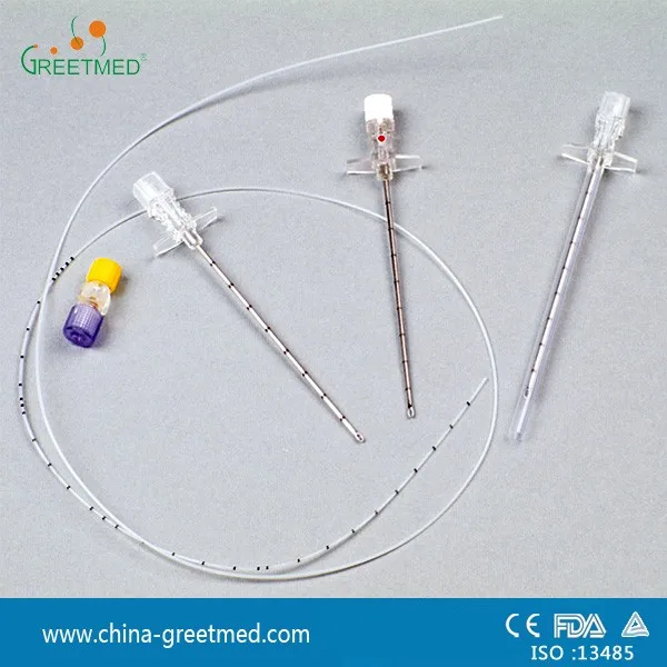 Disposable Medical Sterile Epidural Needle With Catheter And Luer Lock ...