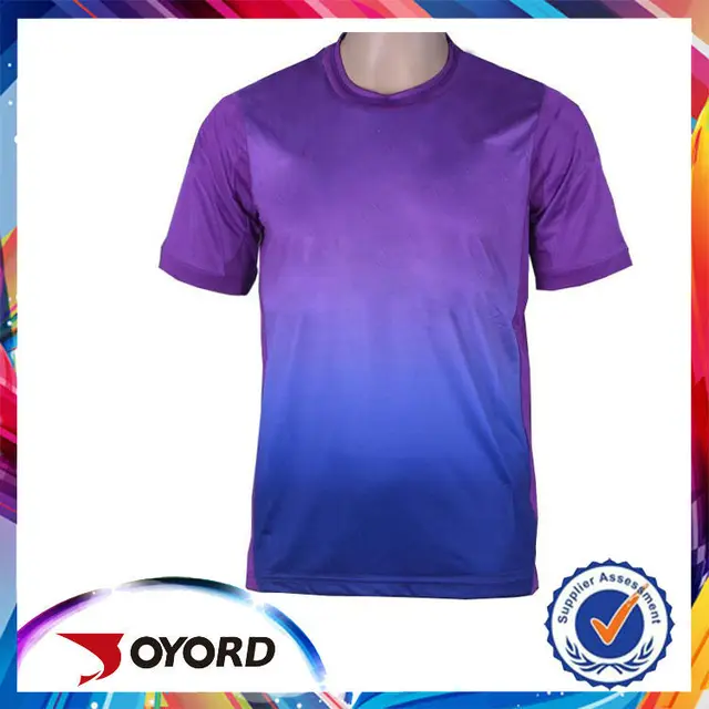 No-fading unisex plain sample football jersey