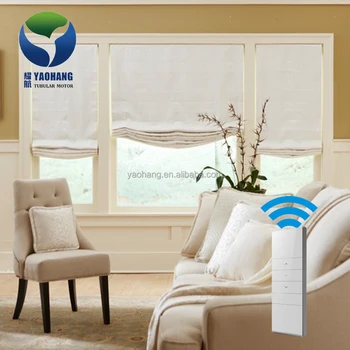 Yaohang Custom Price Electric Roller Shade Bathroom Roman Blinds Top Yaohang Custom Price Electric Roller Shade Bathroom Roman Blinds Top Down
