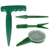 4PCS Mini Garden Planting Sow Pistol Grip Dibber Tool Set Kit Adjustable Seeder Seedling Transplanter Perforator Seeder and Cut