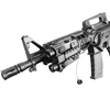 Hunting ar 15 m 16 tactical flashlight with green laser sight combo