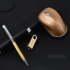 Quality writing pens and branded mouse unique holiday business gifts
