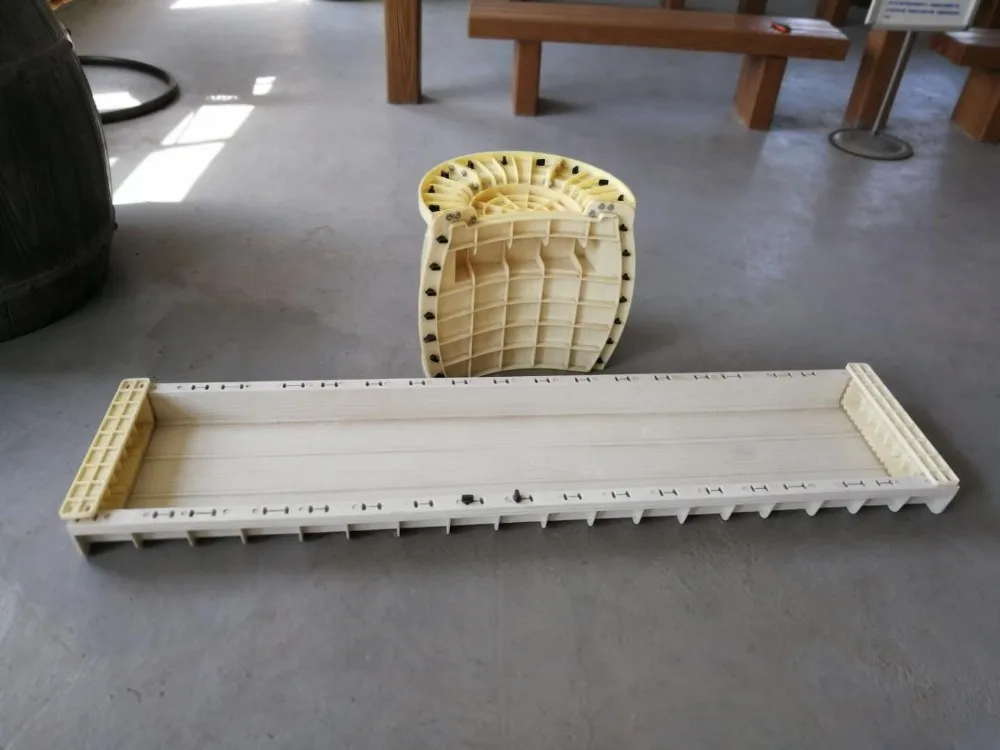 Reazone Garden Molds Imitated Cask Decorative Precast Concrete Cement