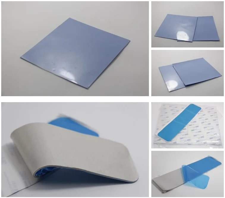 Heat Transfer Thermal Conductive Silicone Rubber Pads For Electronic