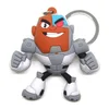 ICTI factory Custom 3D Figural Keyring Series CYBORG KEYCHAIN Cartoon Network