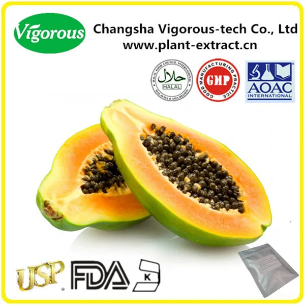 100 Natural Papain 600u/mg Papaya Fruit Extract Buy Papaya Extract