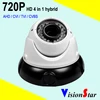 Infrared hd hybrid camera 1000tvl cctv 720p home security video dome type