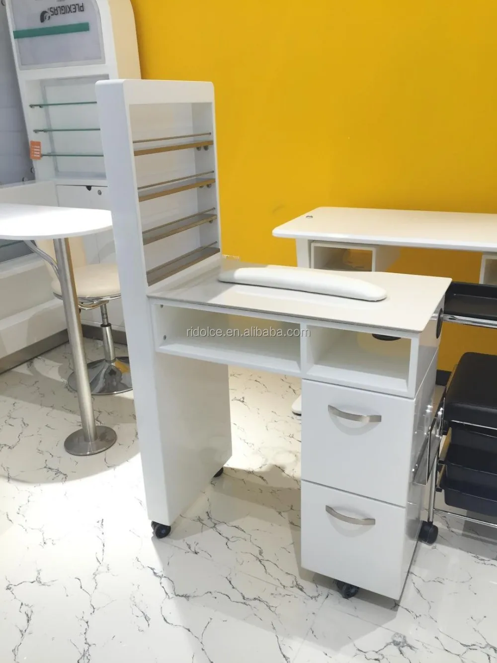 Nail Table Manicure Table Used Nail Salon Furniture Nail Technician Tables Tkn1ed69 Buy