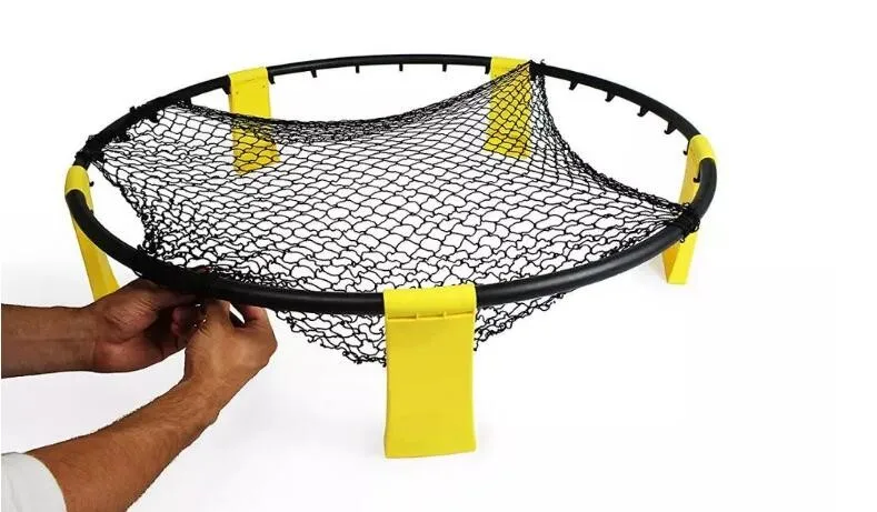 Beach Game High Quality 3 Mini Volleyball Target Net 5 Legs Included