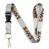 Mobile Phone Multi Function Braided Nickle Color Bulk Crimp Microsoft Lanyard Metal Clip Access Chargi Card Holder