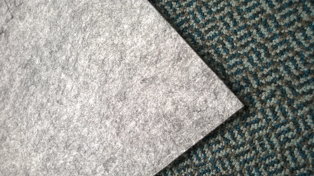 Pp Tufted Bitumen With Cushion Backing Removable Floor Carpet Tile