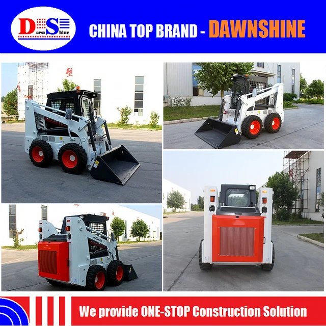 chinese skid steer loaders 800kg with america pump - 60hp skid