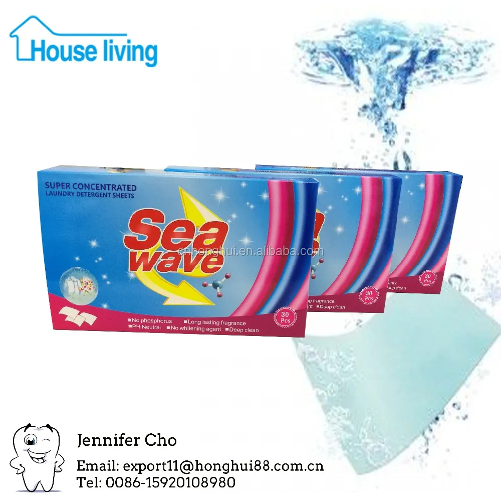 High Concentrated No Residue Tissue Laundry Detergent Washing Laundry