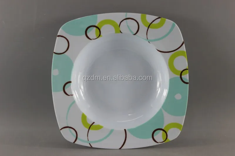 8inch Melamine Square suop plate