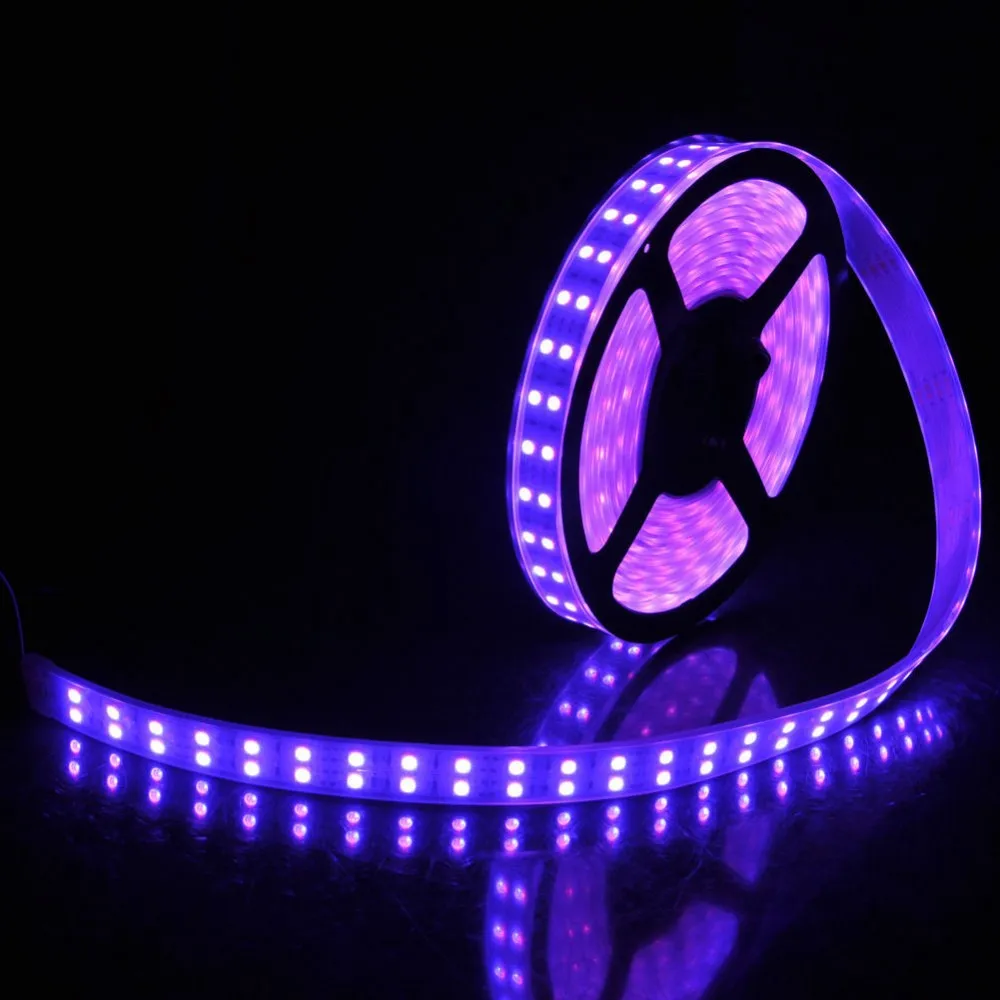 Double row led strip SMD5050 120leds/m led strip light RGB color 5M per reel LED Flexible Strip Light CE RoHs certification