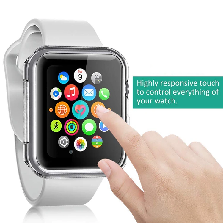 Screen Protector Tpu Watch Case Silicone Cover Soft Transparent Case