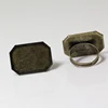 Beadsnice ID25309 settings brass sure-set size 7 18X25mm sold by PC jewelry finger ring findings