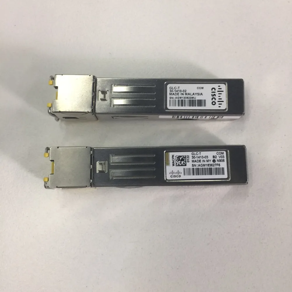 Original Cisco Glc-t Sfp 1 25gb/s Ge 1000base-t Cat5 Copper 100m - Buy Copper Sfp 10gb,Copper Sfp Transceiver Rj45,Cisco 3750 Sfp Module Product on
