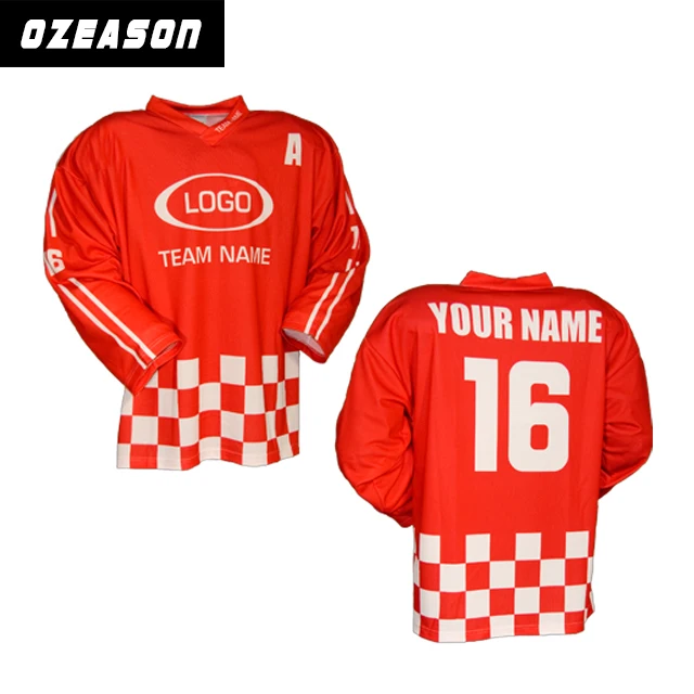 goalie cut hockey jersey