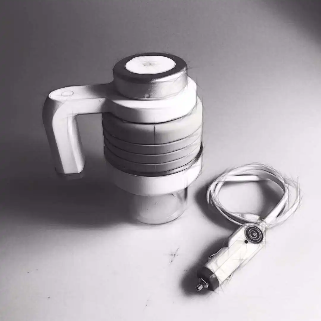 Folding Kettle Car Travel 12v Electric Water Kettle Buy Car Electric