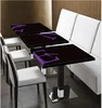 Modern design white marble top dining table/ acrylic solid surface dining t,restaurant dining Table with Chairs,coffe shop table