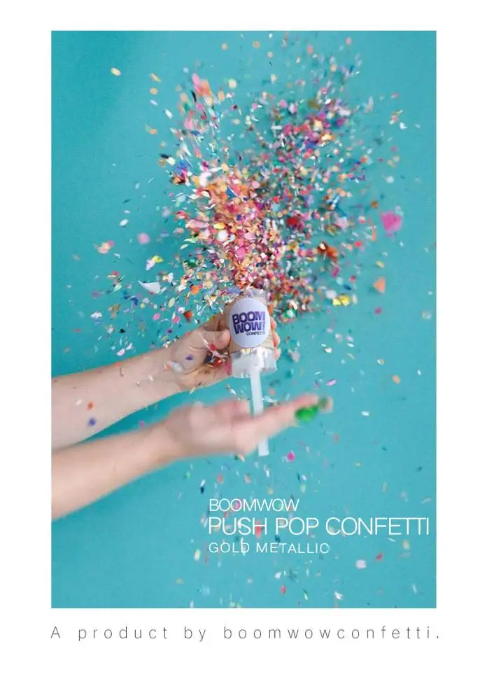 Eco Friendly Wedding Party Decoration Confetti Popper Hot Eco Friendly Wedding Party Decoration Confetti Popper Hot Push Pop