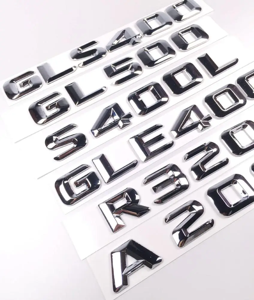 3m Glue Car Style Number Letters Car Emblem Buy Car Emblems And
