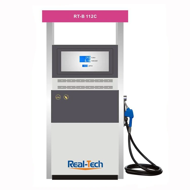 Gas Pump Dispenser For Filling Gasoline And Diesel Oil With Single