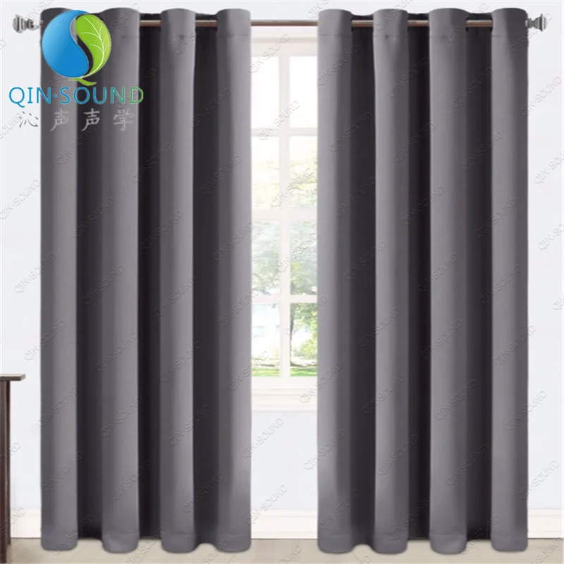 Accommodation Noise Insulation Light Blocking Soundproof Curtain