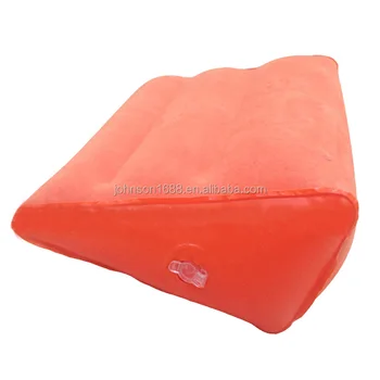 Inflatable Wedge Travel Pillow Inflatable Leg Rest Pillow