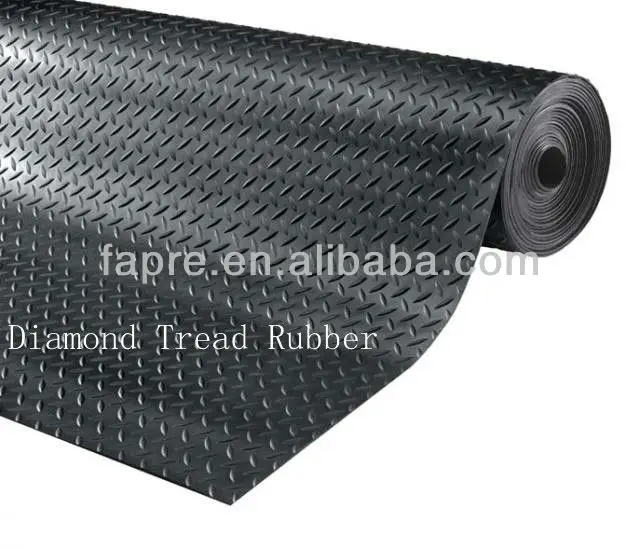 2013 New!!! Antislip Rubber Chair Mat/black Rubber Mat Rolls/deck