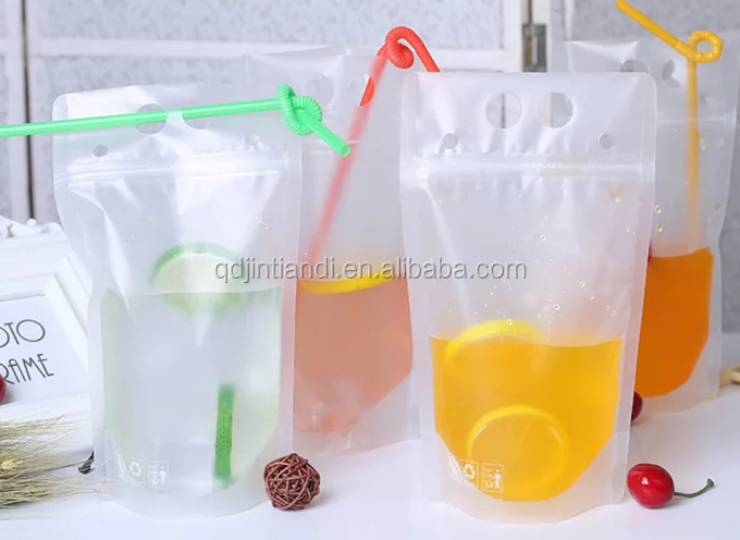 Custom Design Wholesale Ziplock Portable Beverage Packaging Stand Up ...