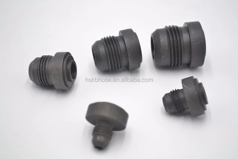 Alloy An6 6an 6 Male Aluminium Or Steel Weld Bung Fittings Hose End