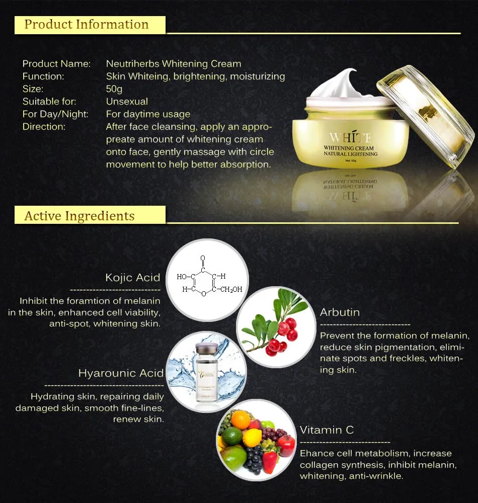 Neutriherbs Skin Whitening Cream For Chocolate Skin & Black Skin Buy Cream For Chocolate Skin