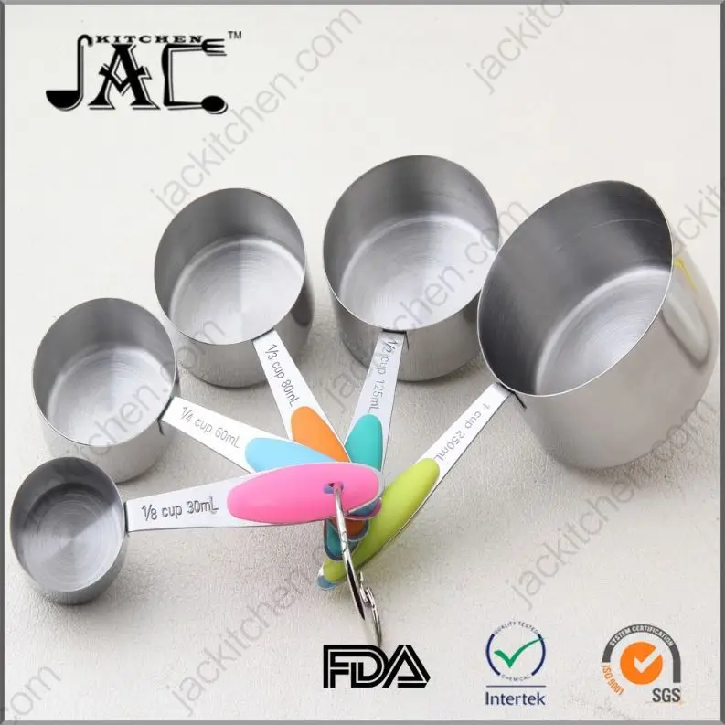 Colorful Stainless Steel 1 Cup Measuring Tools