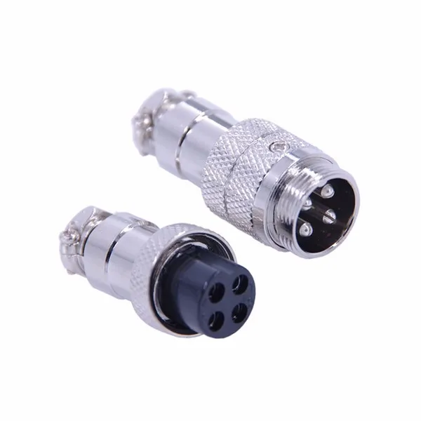 Metal Male Female Aviation 4 Pin Cable Connector Gx16 Buy Gx16 4 Pin Connectorgx164 Pin 2785