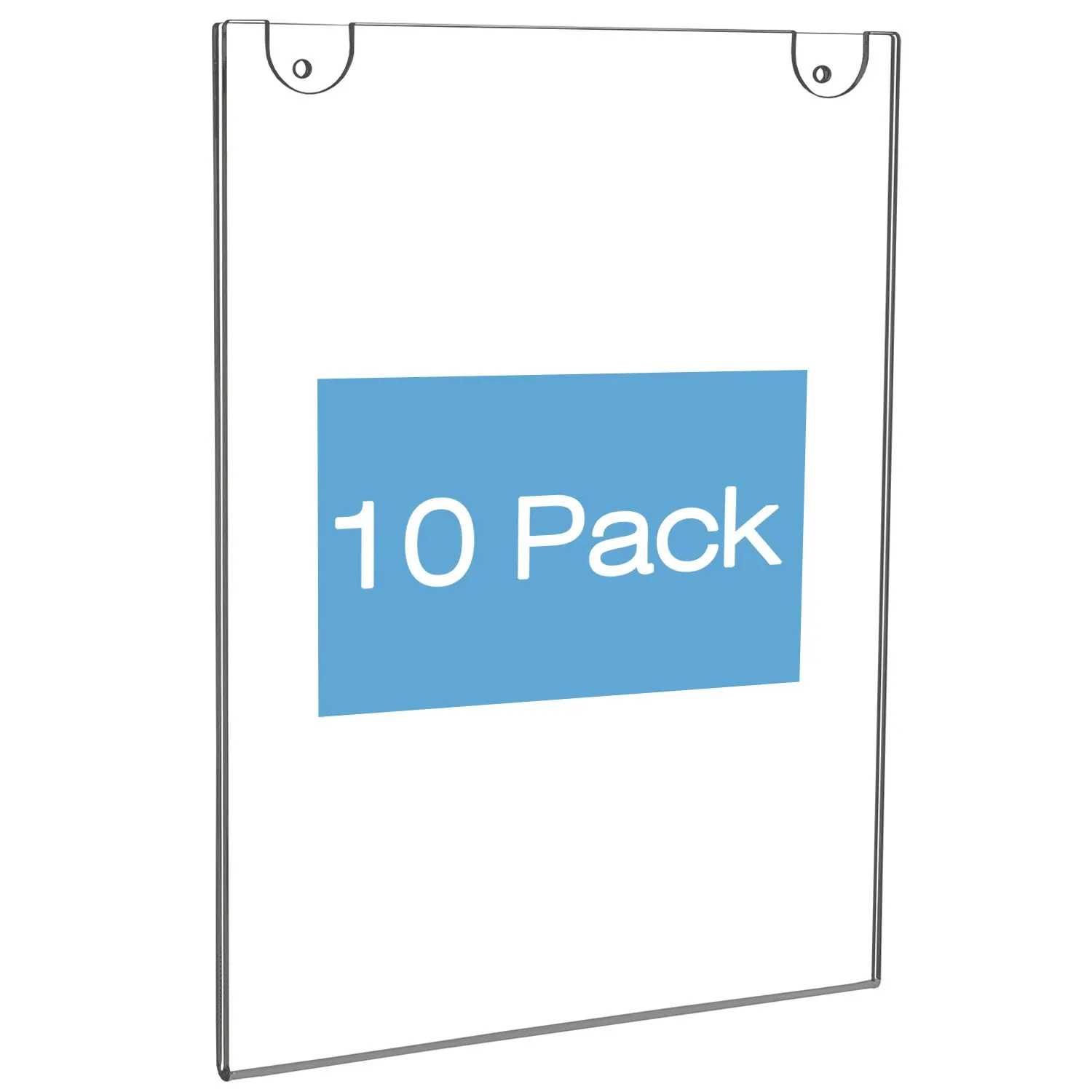 30 Pack NIUBEE 8.5x11 inch Wall Mount Acrylic Sign Holder with 3M Tape Adhesive for Office Store Home Restaurant-No Drilling