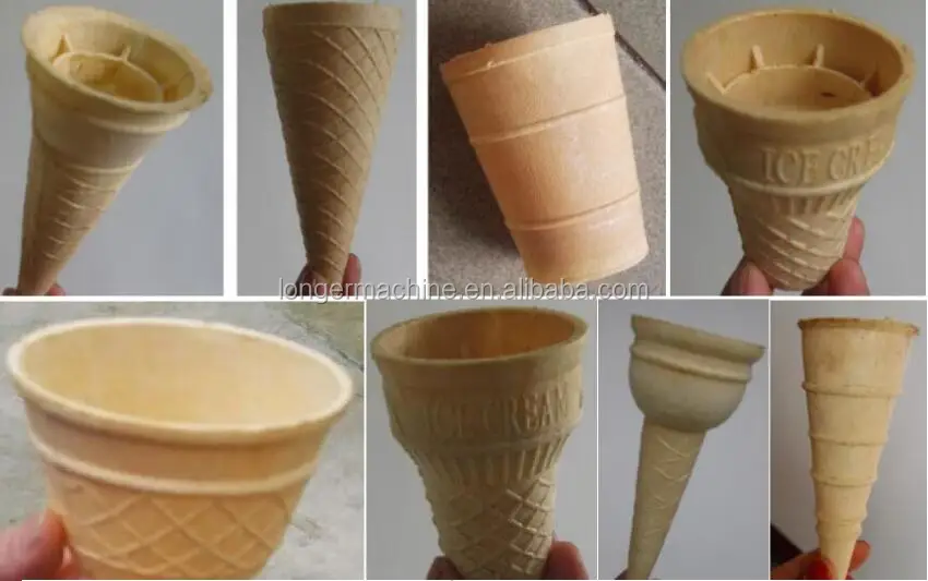 Commercial Pizza Cone Maker Ice Cream Wafer Cone Machine For Sale