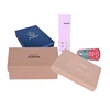 Customized Large Square Waterproof Paper Packaging Box,Beige Biodegradable Paper Box,Shoe Box