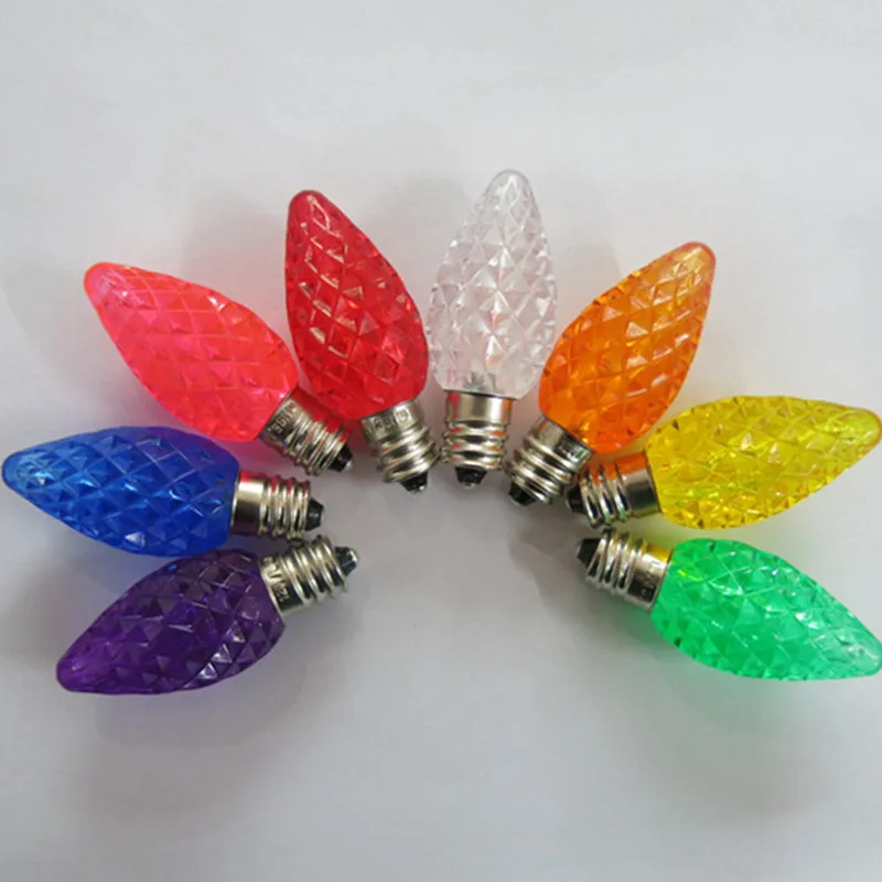 C7 Christmas Lights Led Replacement Bulb E12 Candelabra Base Dimmable