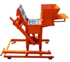 QMR2-40 mini manual inter locking clay bricks factory without power