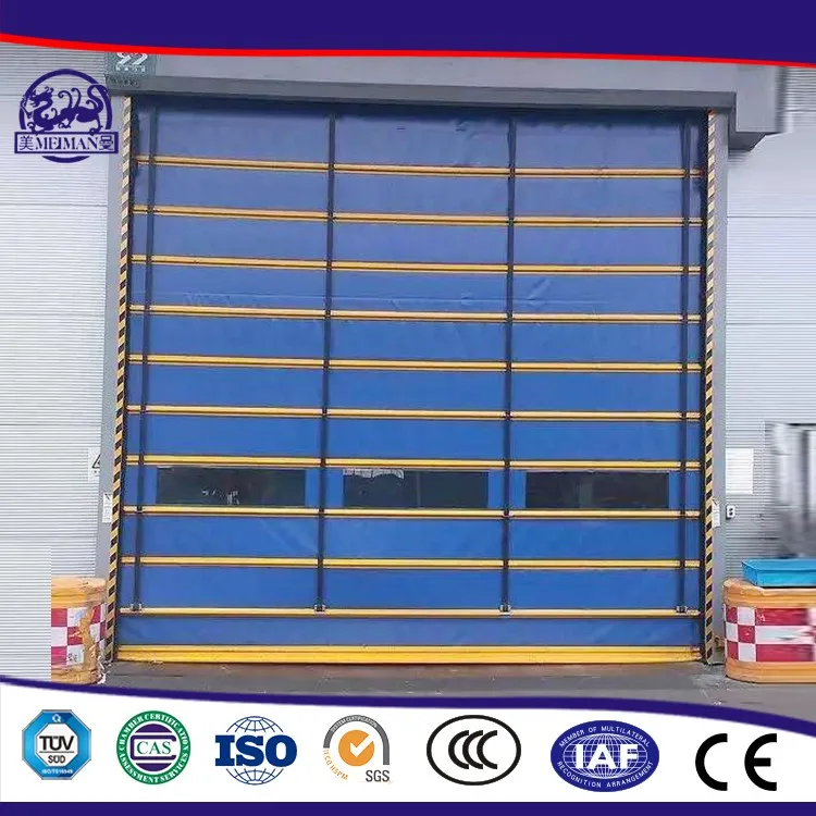 High Speed Belt Door Soft Fast Stacking Door /pvc Rapid Stacking Door ...