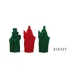 Christmas santa claus Home decoration easter flocked cemamic crafts home ornaments