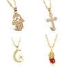 The world map pendant jewelry 18K gold plated country shaped necklace