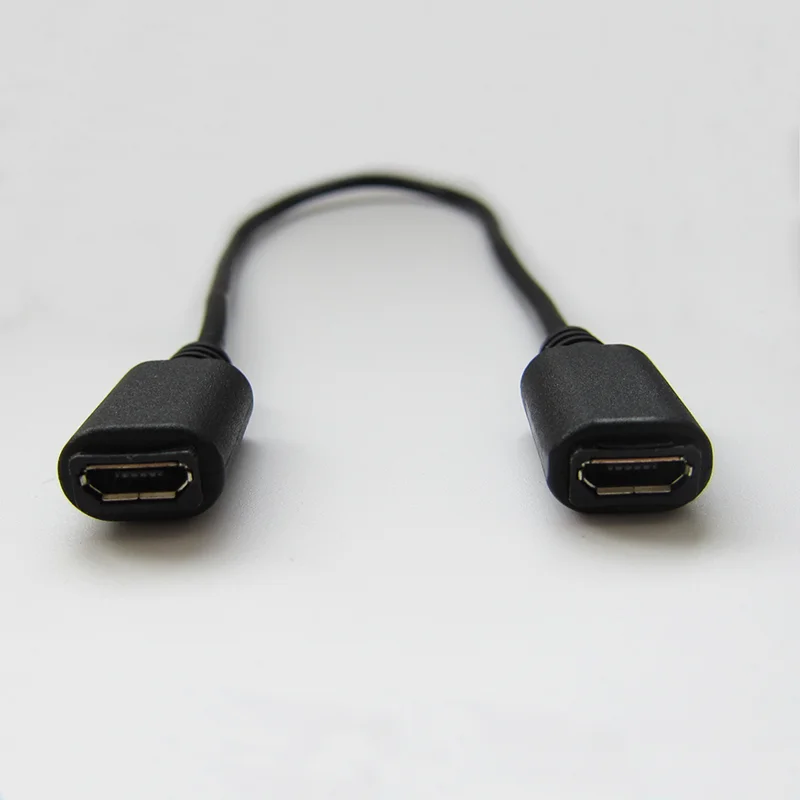 2019 Micro Female To Micro Female Cable Both Ends Micro Usb 5pin Female