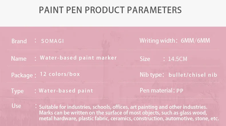 water based paint markers