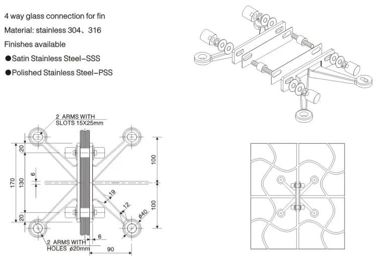 Spider System Curtain Wall