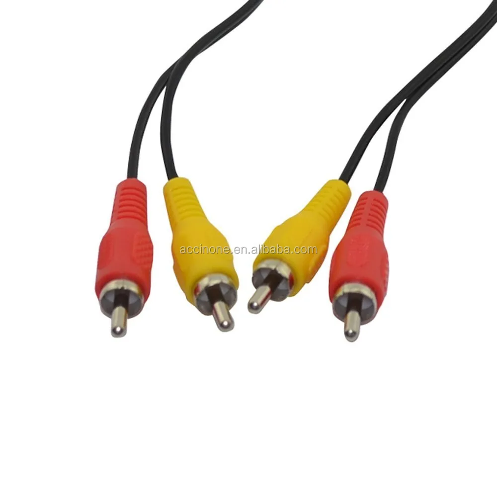 1.8m 6ft 2rca Audio Video Av Cable For Nintendo Nes A/v Cord Buy Av